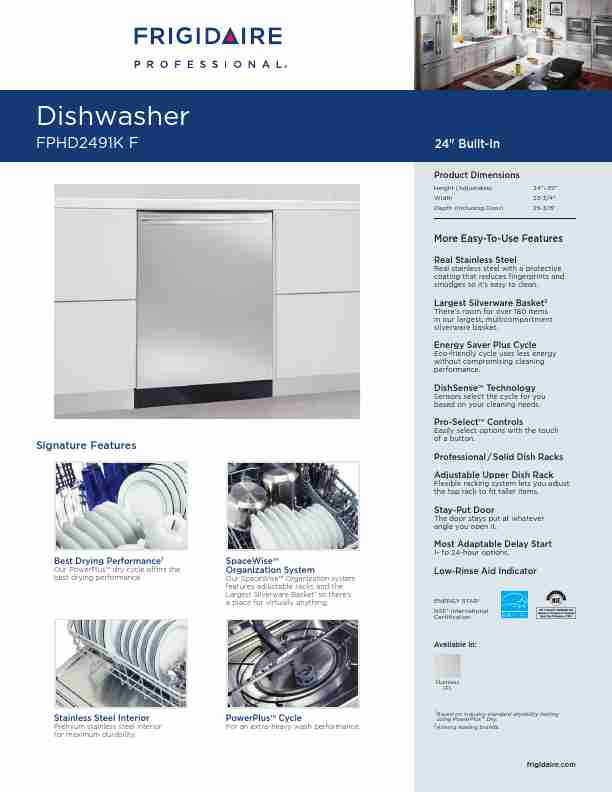 Frigidaire Dishwasher FPHD2491K F-page_pdf